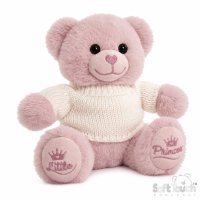 TB320-DP: 20cm Dusty Pink Teddy Bear w/Sweater